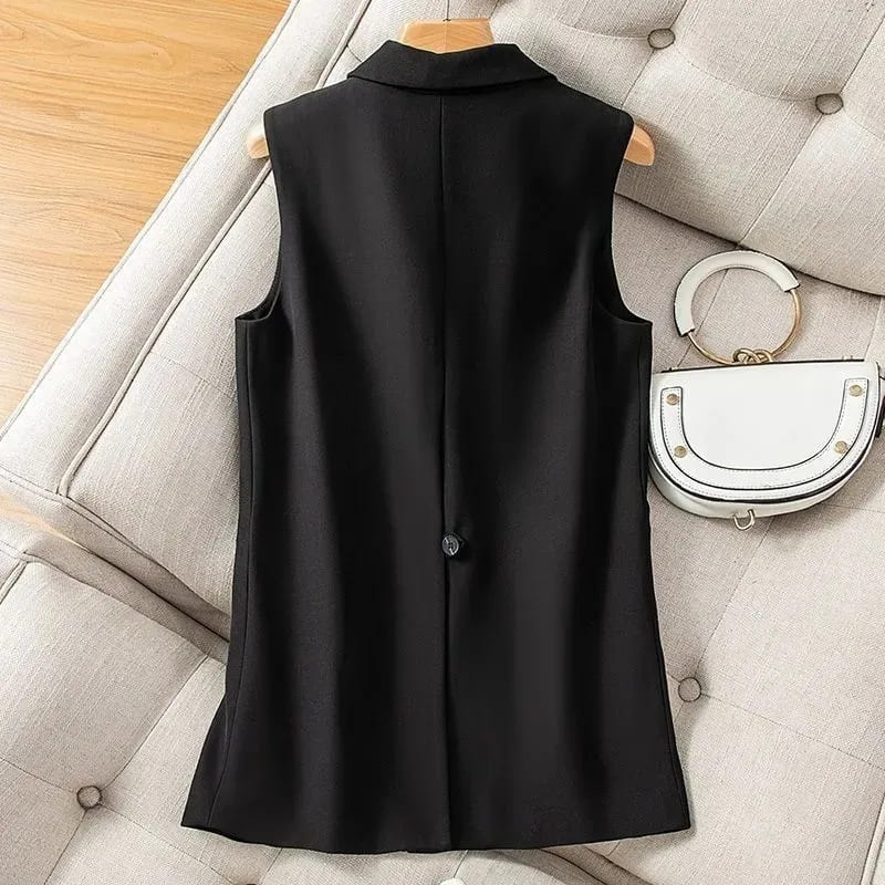 Blazer Feminino Sem Mangas - Modernidade e Luxo - Image 5