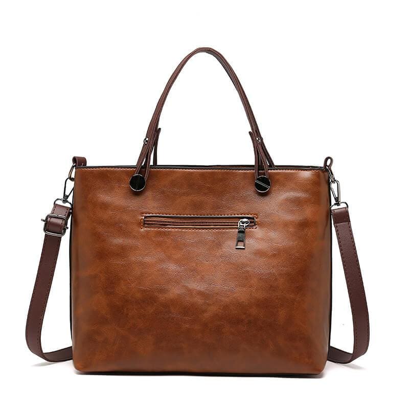 Bolsa Feminina de Couro Vintage - Image 6