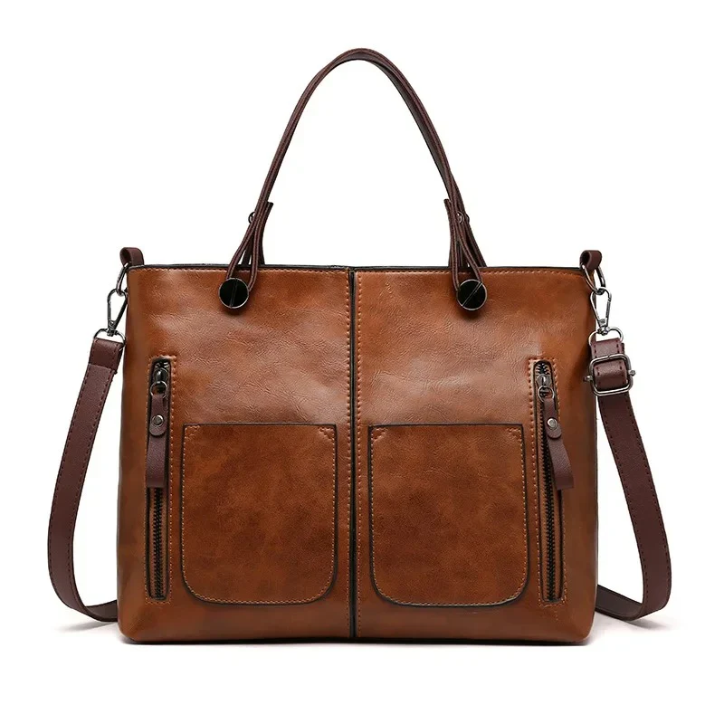 Bolsa Feminina de Couro Vintage - Image 7