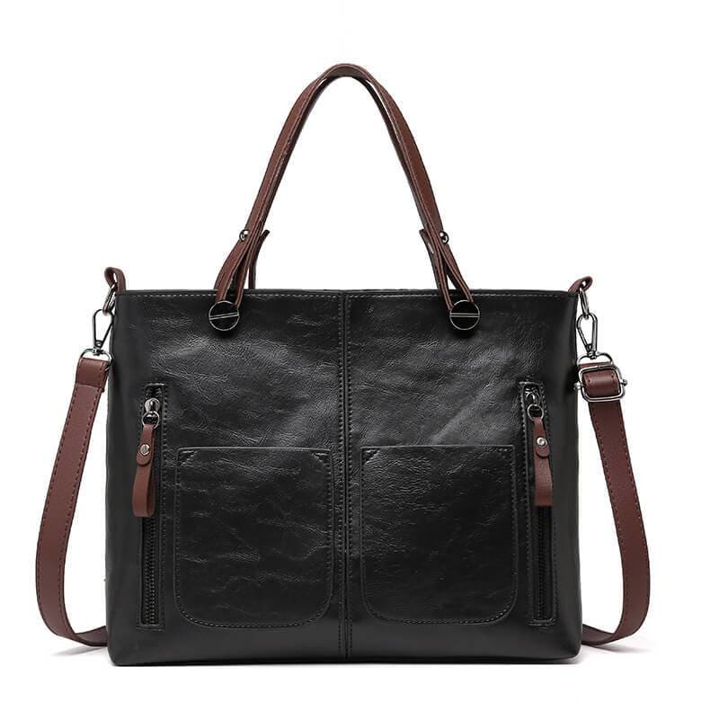 Bolsa Feminina de Couro Vintage - Image 8