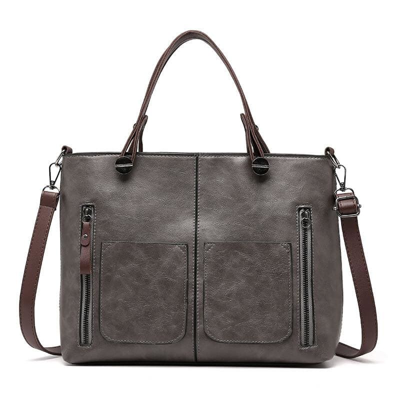 Bolsa Feminina de Couro Vintage - Image 9