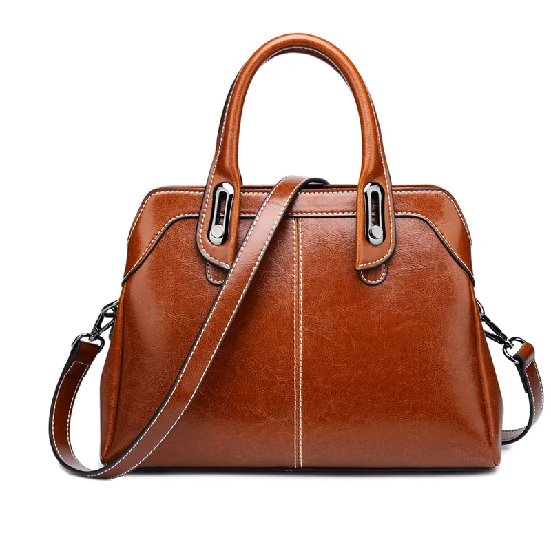 Bolsa Feminina em Couro - Genuine Ane - Image 3