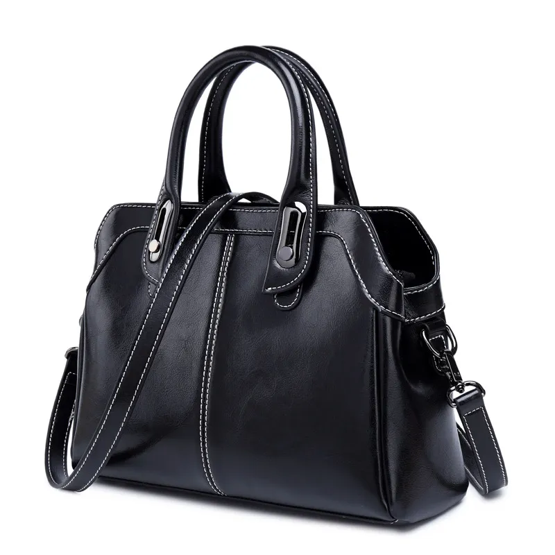 Bolsa Feminina em Couro - Genuine Ane - Image 7