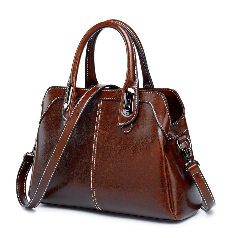 Bolsa Feminina em Couro - Genuine Ane - Image 8