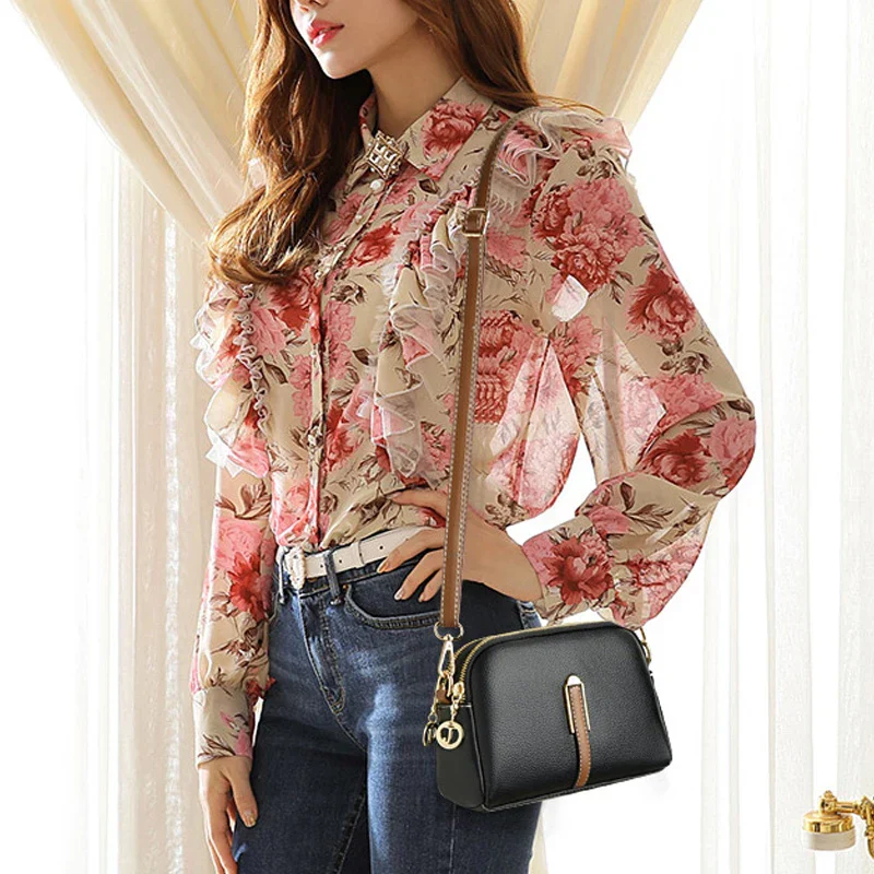 Bolsa Feminina Transversal em Couro Nobre - LovyLife - Image 3