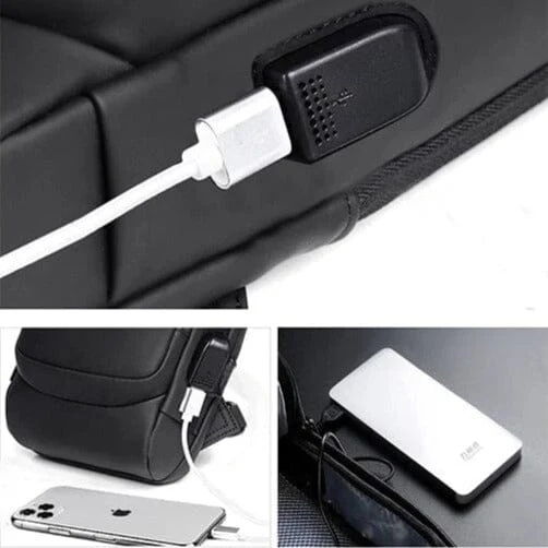 Bolsa Slim Bag® - Mochila Anti-Furto com Senha e Entrada USB - Image 6