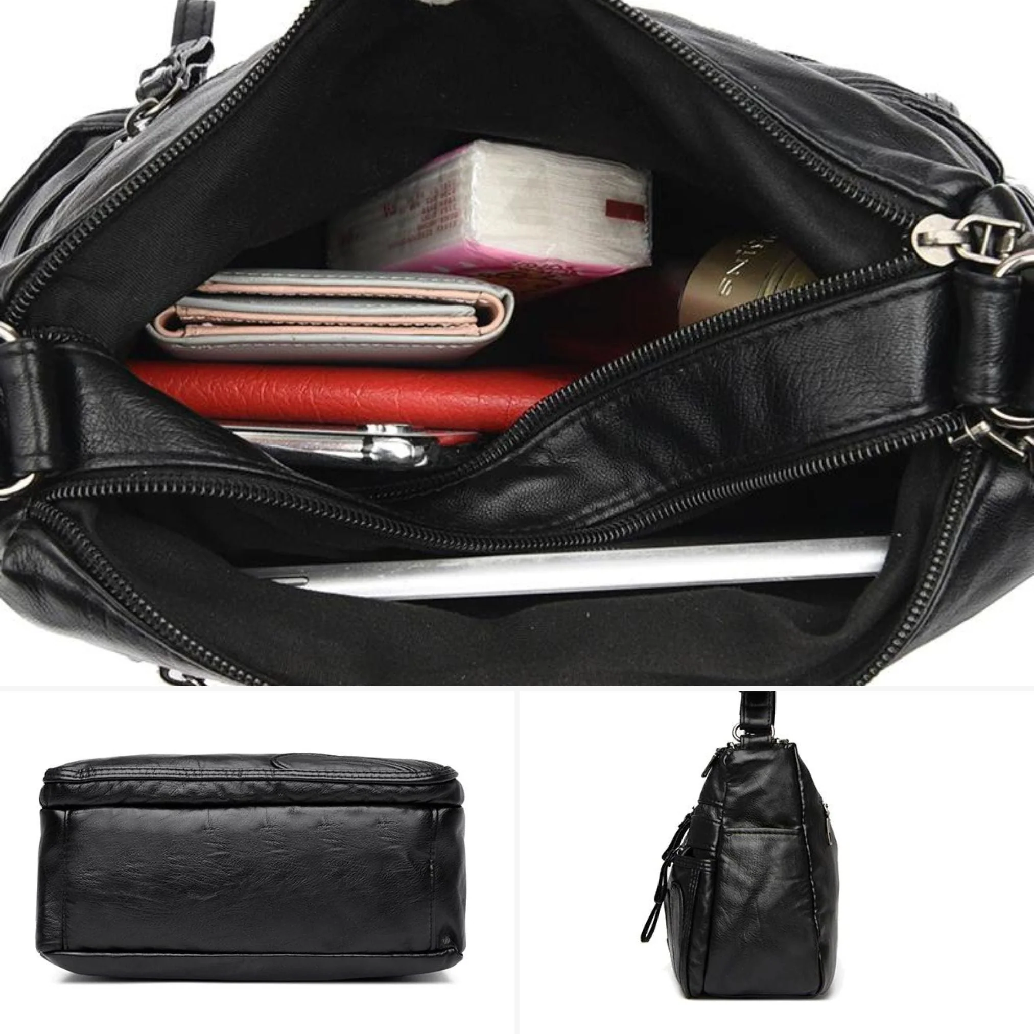 Bolsa Transversal Feminina em Couro - Stephan Ferrera - Image 17