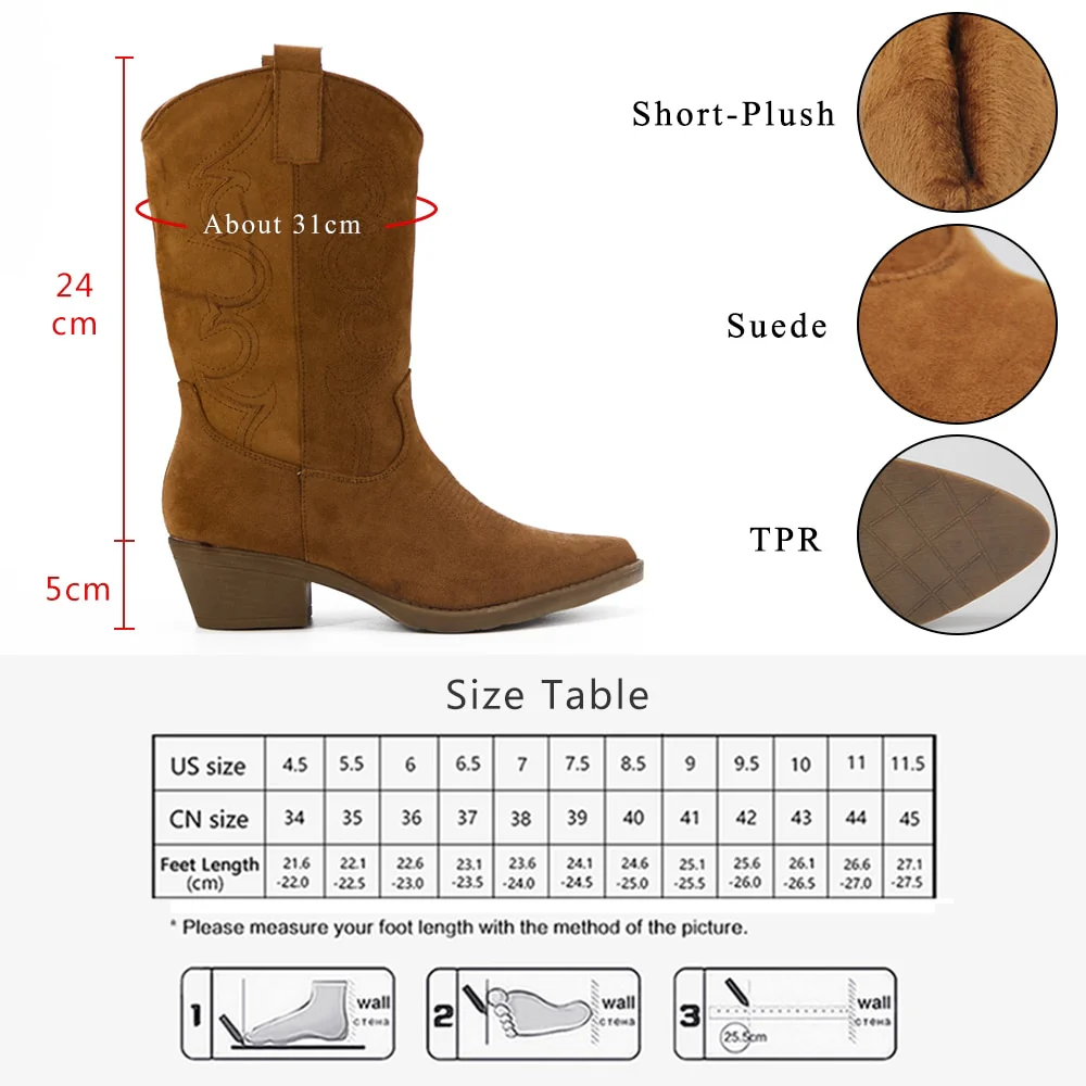 Bota Texana Feminina Cano Curto - Image 4