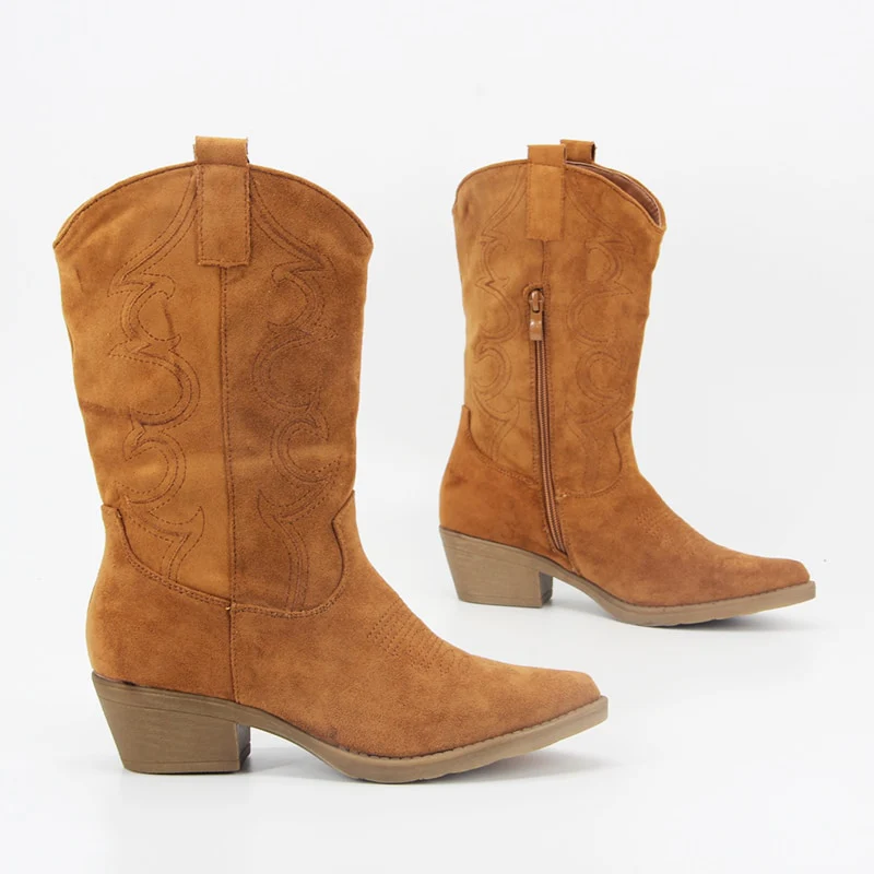 Bota Texana Feminina Cano Curto - Image 5