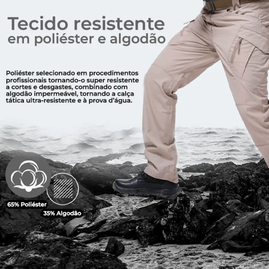 Calça Tática Ultra Resistente Impermeável - Image 2