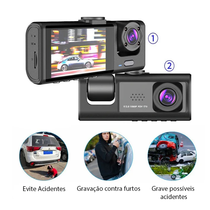 Câmera Veicular Multi Drive 360 [SEU CARRO MAIS SEGURO] - Image 2