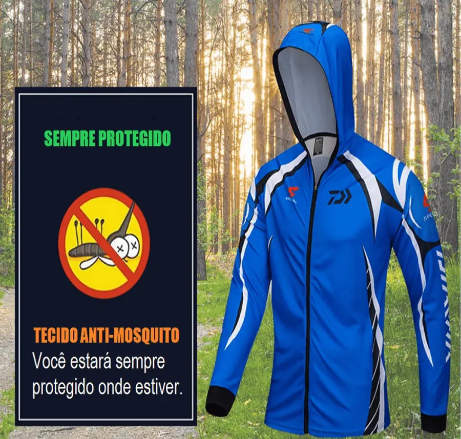 Camisa de Pesca Com Proteção UV e Secagem Rápida - Image 5