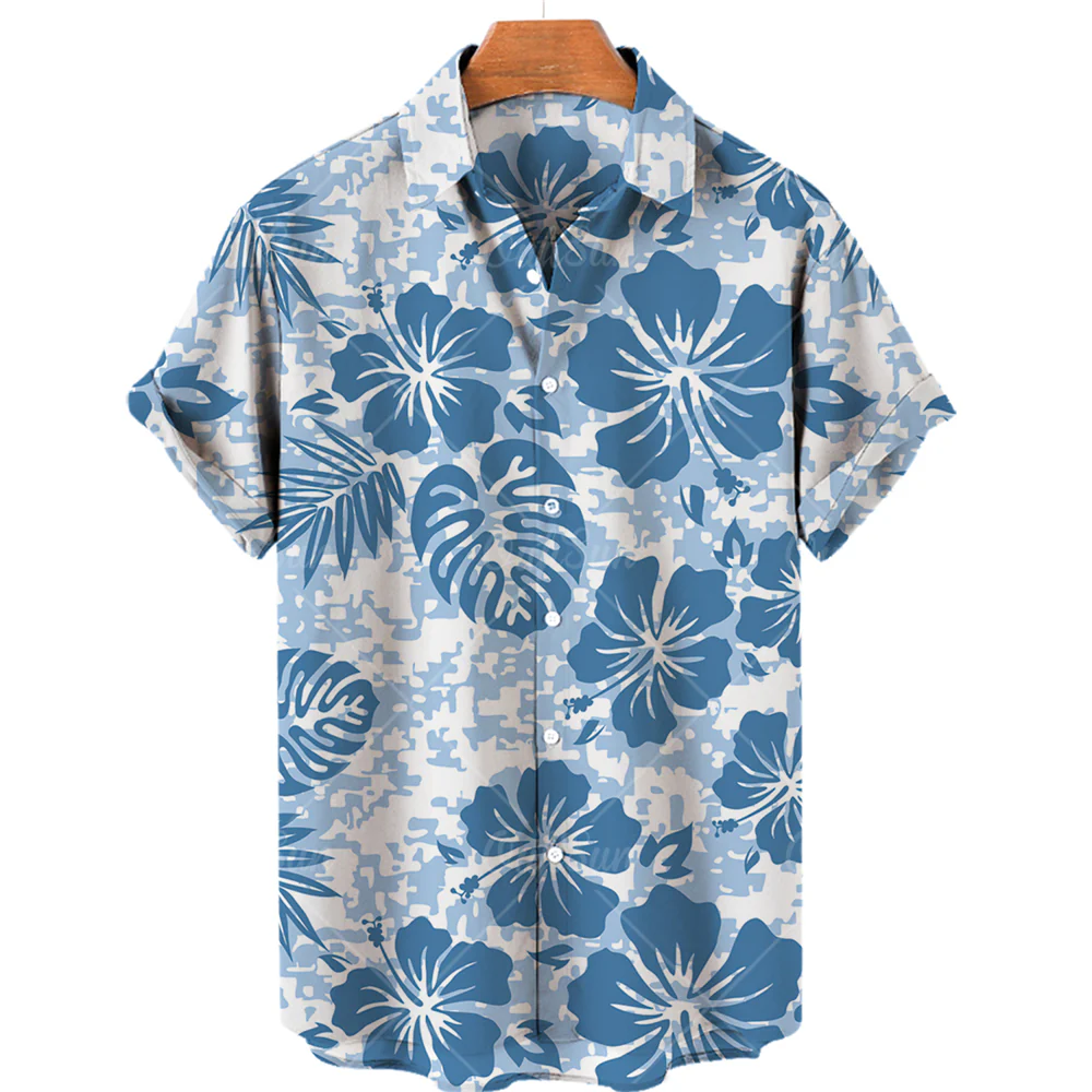 Camisa Masculina Estampa Com Botões - Image 3