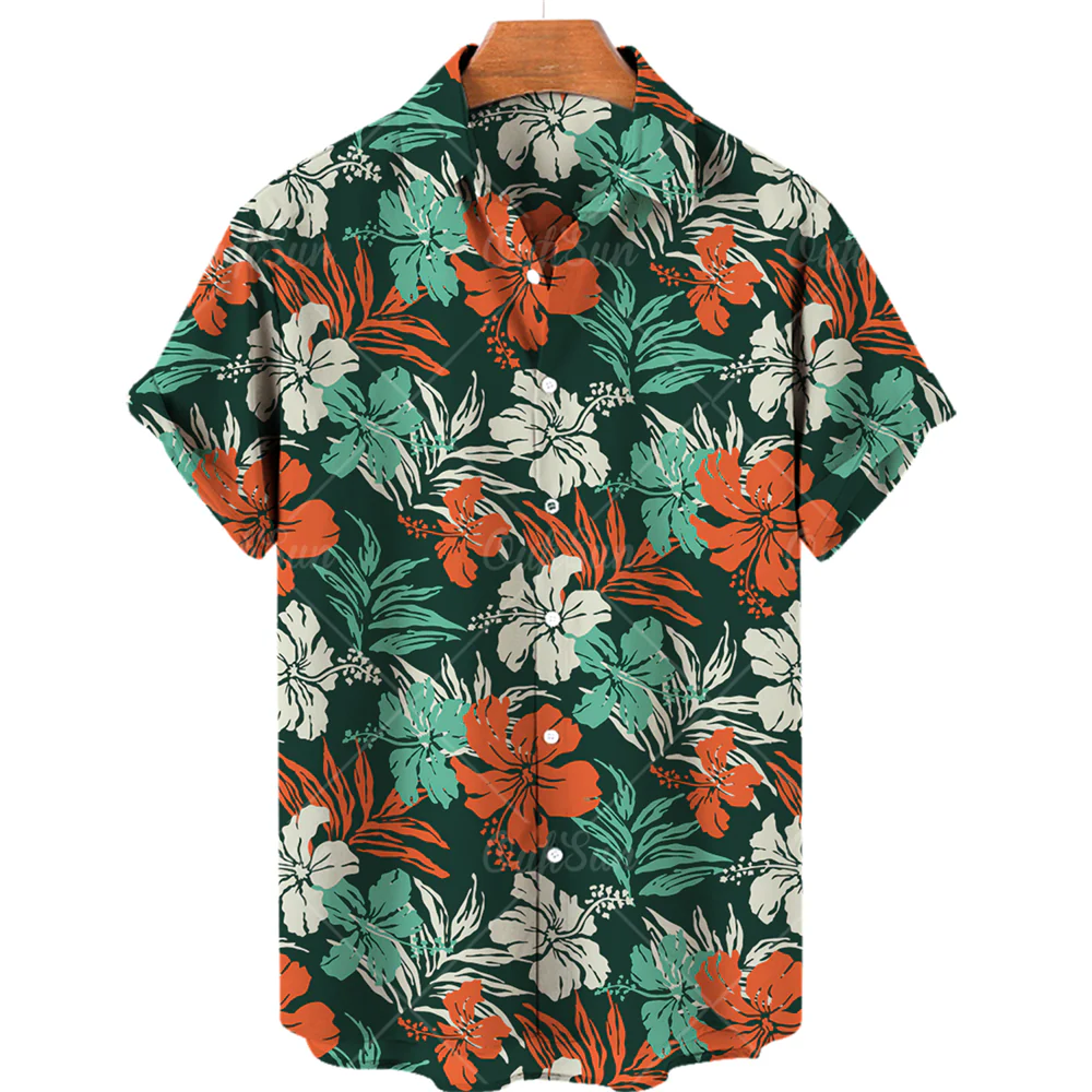 Camisa Masculina Estampa Com Botões - Image 7