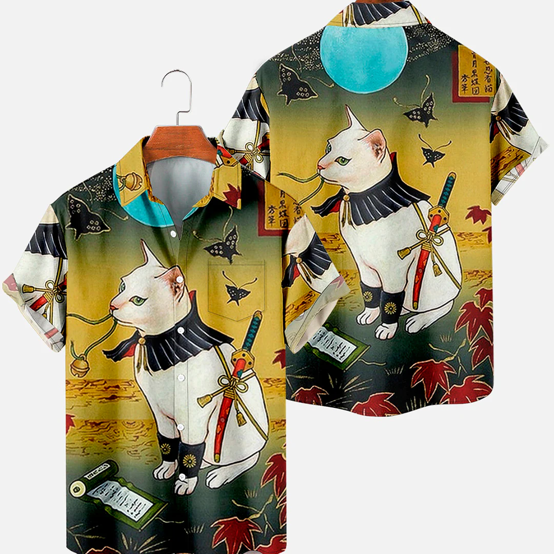 Camisa Masculina Estampada - Image 11