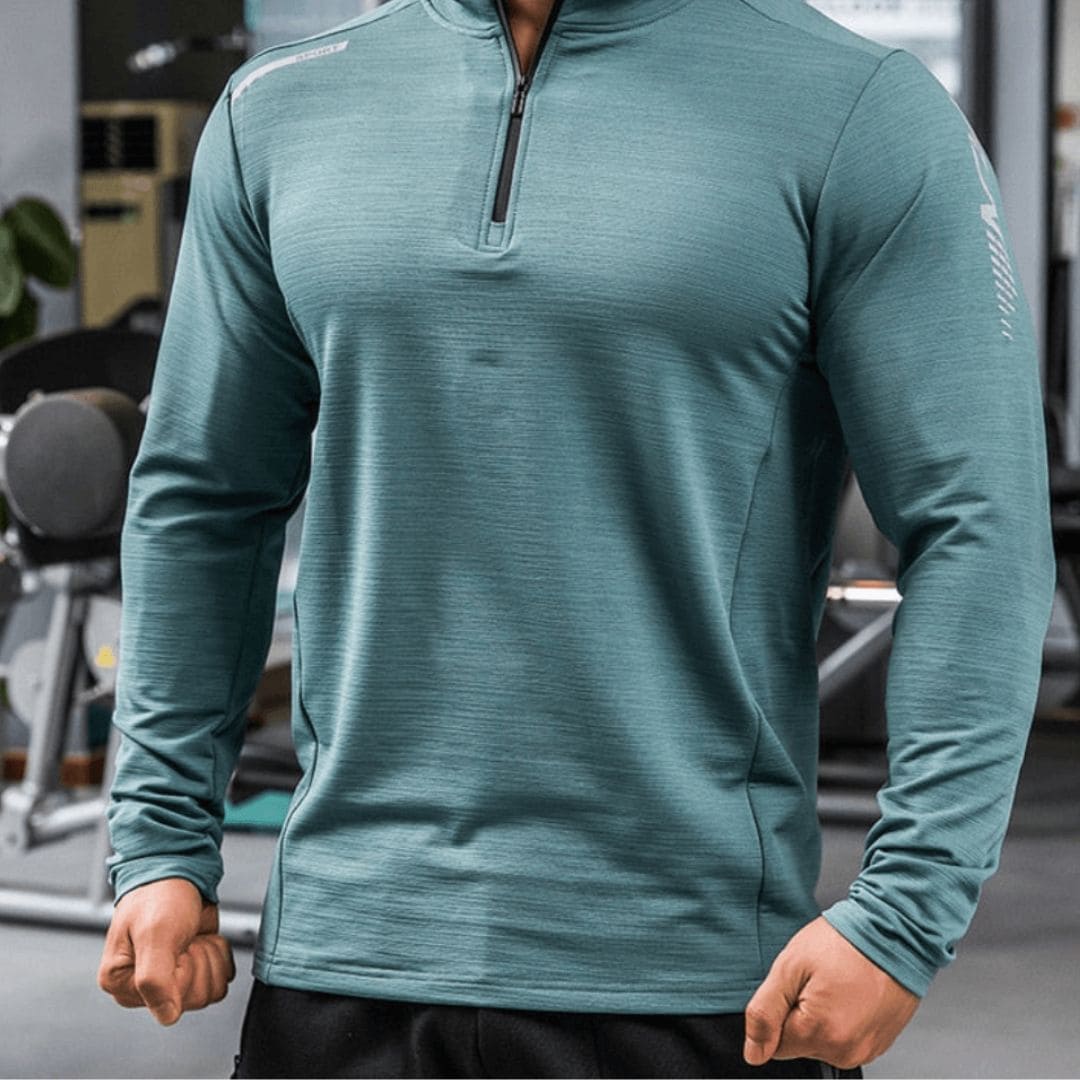Camiseta Masculina Para Academia Manga Longa Dry Fit - Image 2