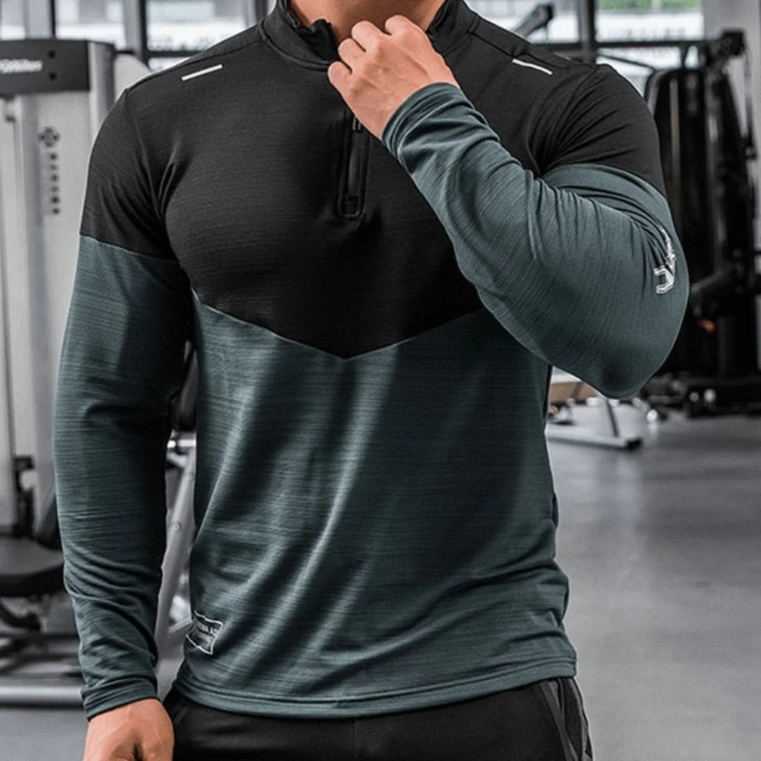 Camiseta Masculina Para Academia Manga Longa Dry Fit - Image 3