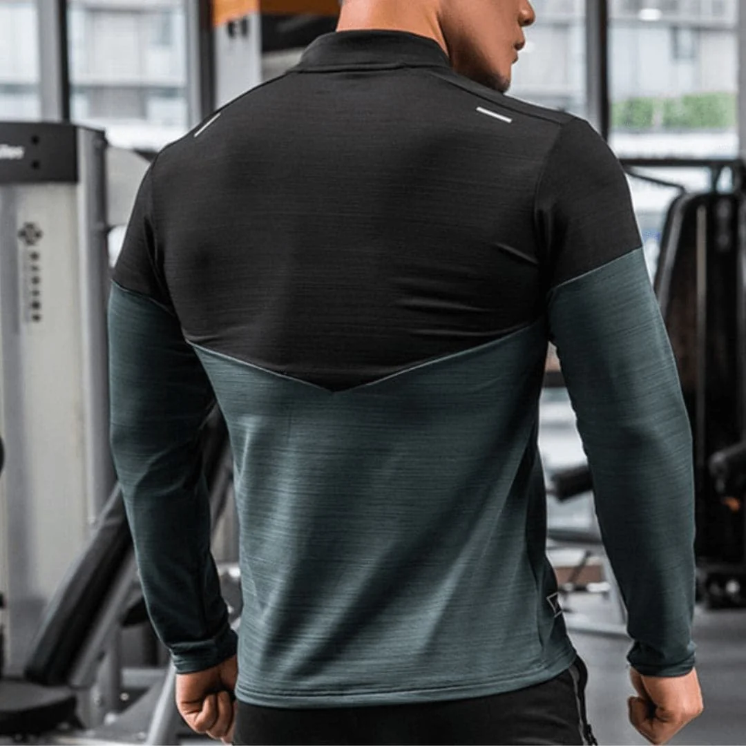 Camiseta Masculina Para Academia Manga Longa Dry Fit - Image 6