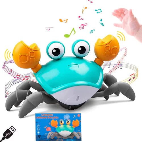 Caranguejo Interativo e Brincalhão com Sensor de Obstáculos, Músicas e Luzes Ofertkids (PROMOÇÃO EXCLUSIVA) - Image 6