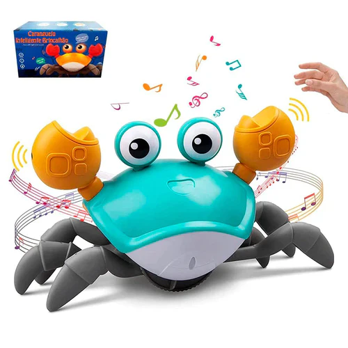 Caranguejo Interativo e Brincalhão com Sensor de Obstáculos, Músicas e Luzes Ofertkids (PROMOÇÃO EXCLUSIVA) - Image 8