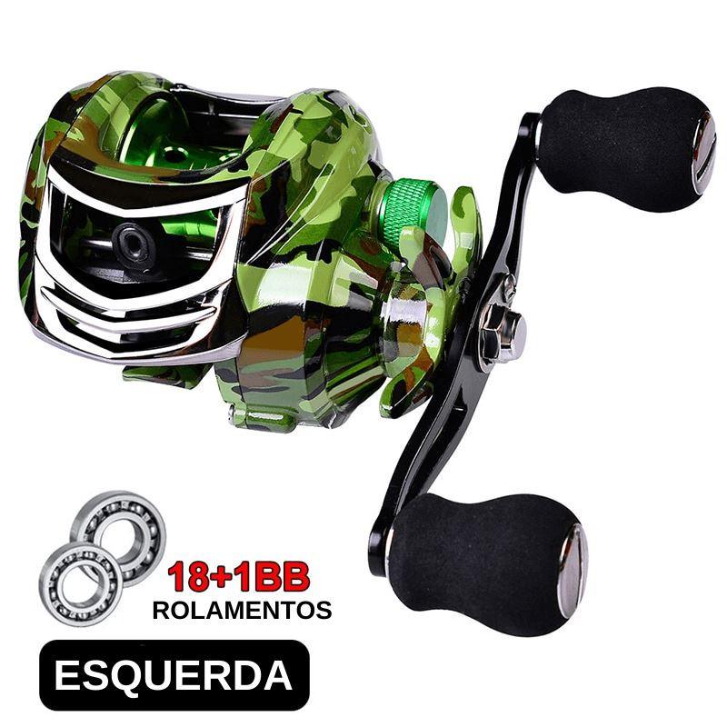 Carretilha de Pesca Pro 18+1 10Kg Drag Camuflada - Image 7