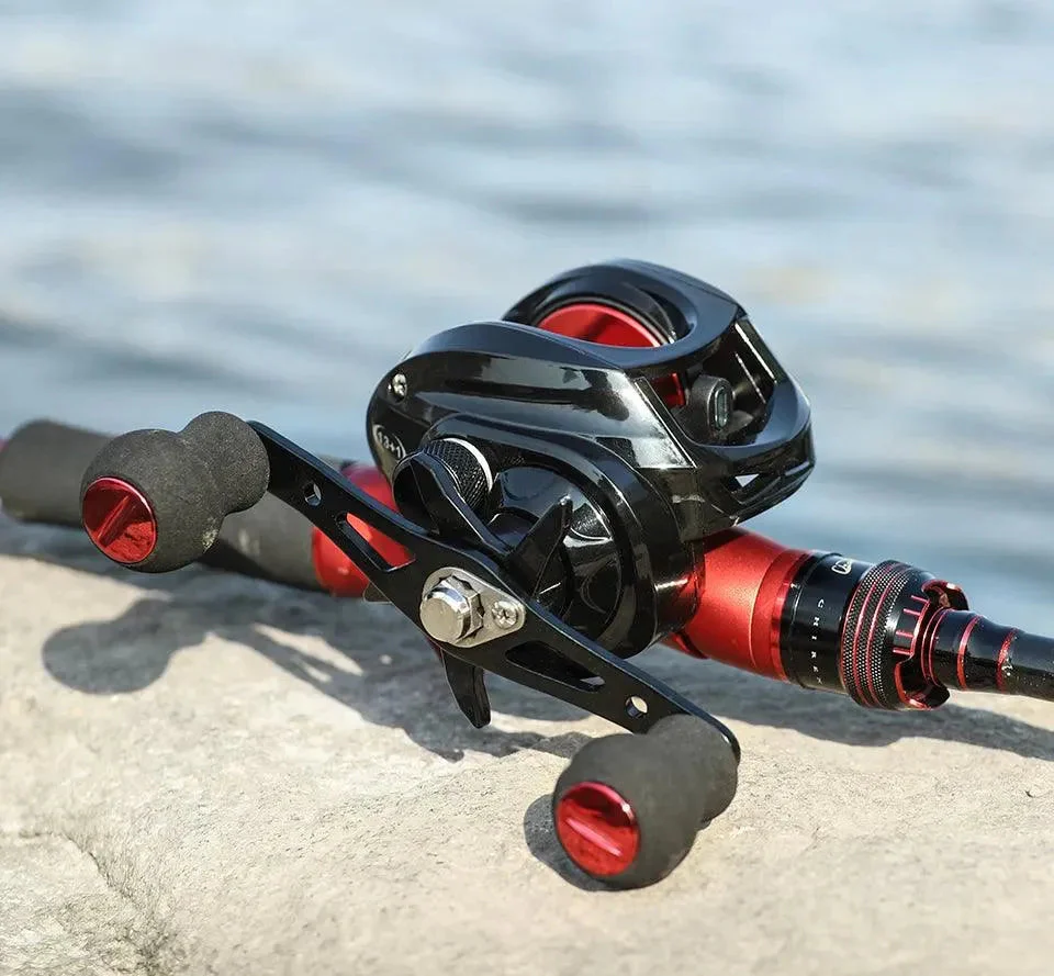 Carretilha de Pesca Profissional Pro Living com 13 Rolamentos - Image 3
