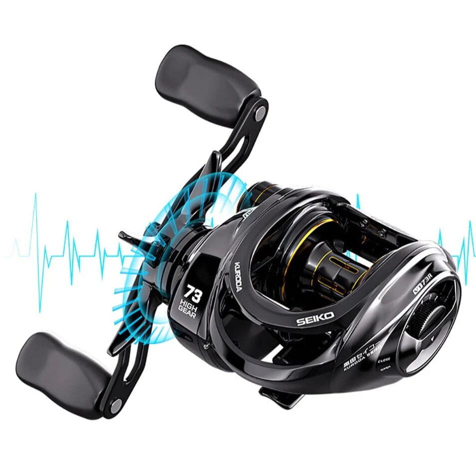 Carretilha Max Drag 10KG 7.3:1 - Water Drop - Image 3