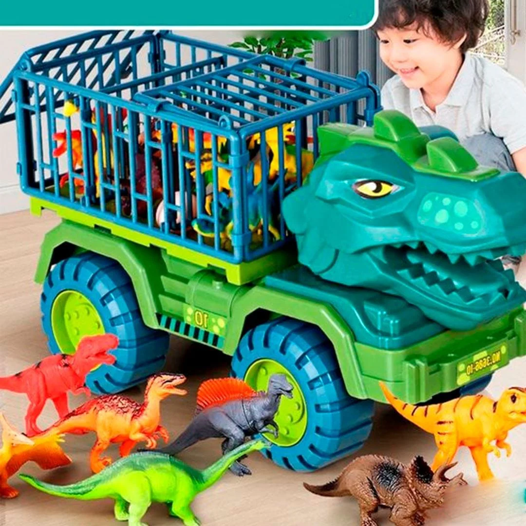Carrinho Dinossauro Rex + Brinde (12 Dinossauros) - Image 4