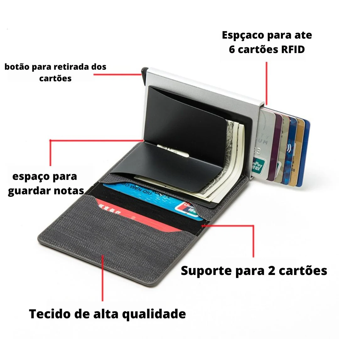 Carteira Masculina Antifurto Original - Image 4