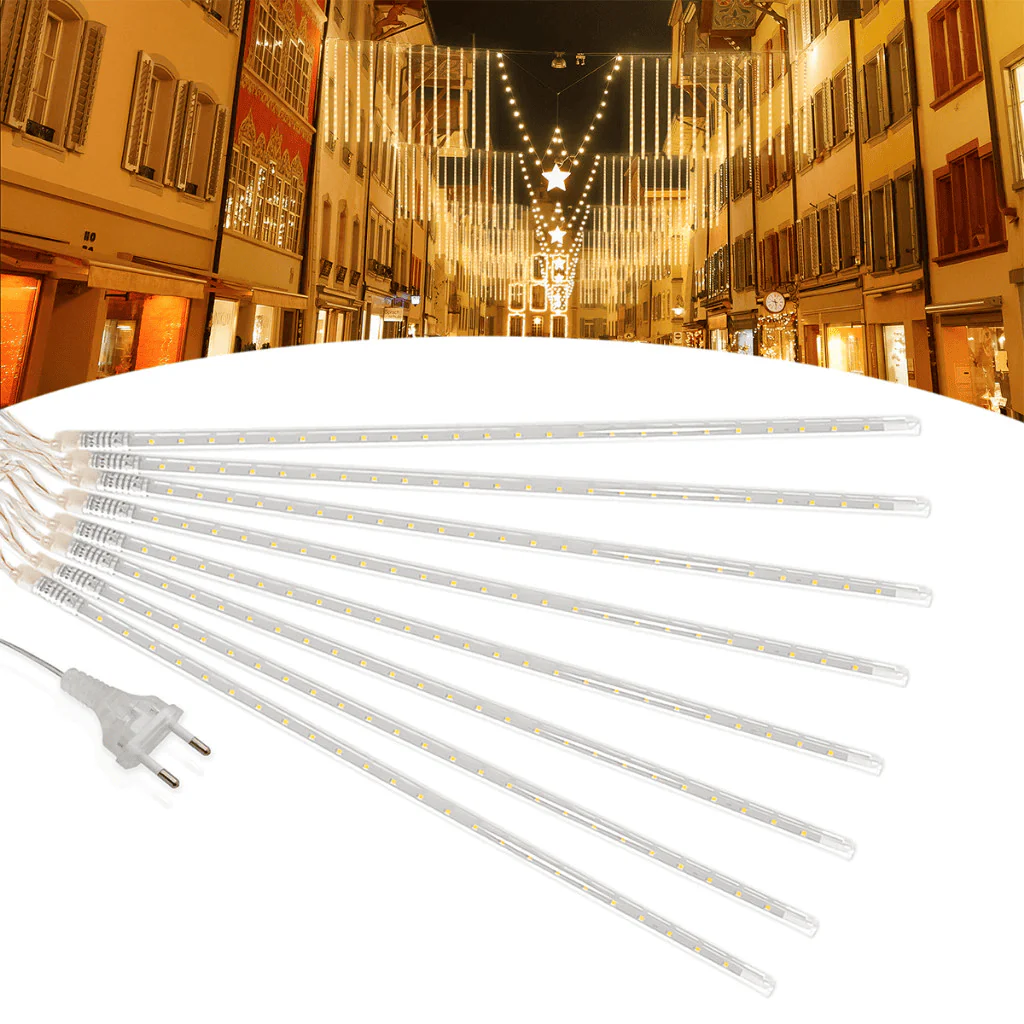 Chuva de Led Infinita Decoração de Natal Compre 1 Leve 2 - Bivolt - Image 6