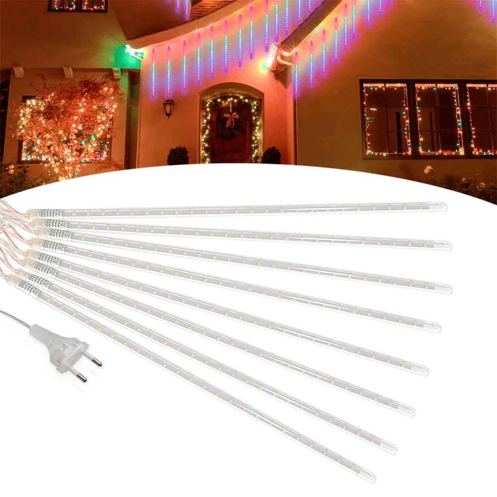 Chuva de Led Infinita Decoração de Natal Compre 1 Leve 2 - Bivolt - Image 7