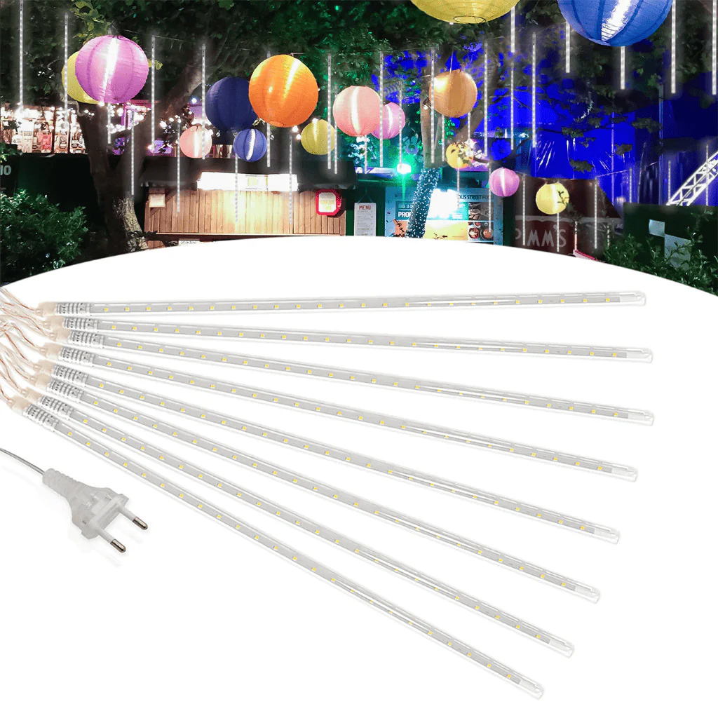 Chuva de Led Infinita Decoração de Natal Compre 1 Leve 2 - Bivolt - Image 8
