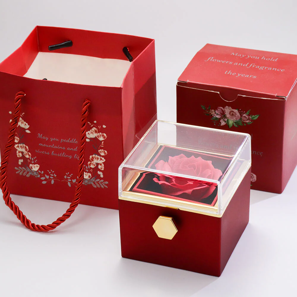 Colar Amor Entrelaçado Prata 925 + Rosa Real Preservada - Image 19