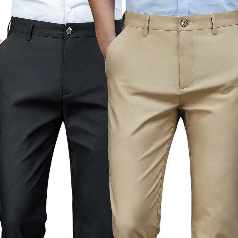 COMPRE 1 E LEVE 2 |  Calça Social Clássica Alfaiataria Gentleman 2024 | Cinto Social Couro - Image 19