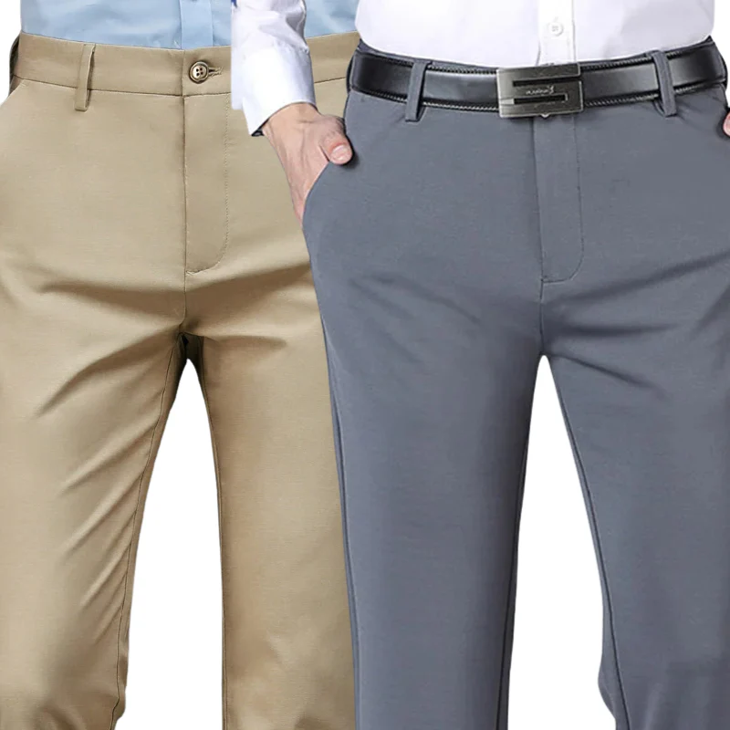 COMPRE 1 E LEVE 2 |  Calça Social Clássica Alfaiataria Gentleman 2024 | Cinto Social Couro - Image 23