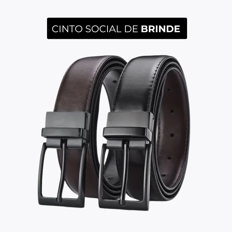 COMPRE 1 E LEVE 2 |  Calça Social Clássica Alfaiataria Gentleman 2024 | Cinto Social Couro - Image 5