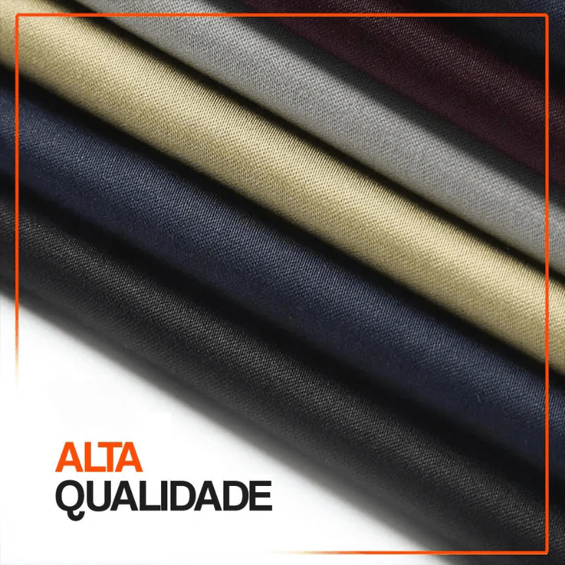 COMPRE 1 E LEVE 2 |  Calça Social Clássica Alfaiataria Gentleman 2024 | Cinto Social Couro - Image 6