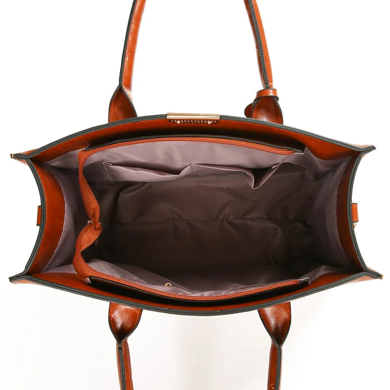 Conjunto Feminino em Couro Bolsa + 2 Carteira - Premium Bags - Image 7