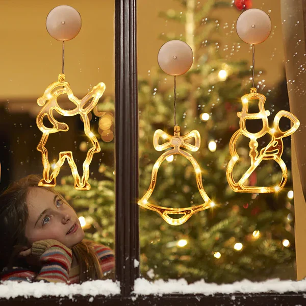 Enfeite de Natal com Led e Ventosa - Image 3