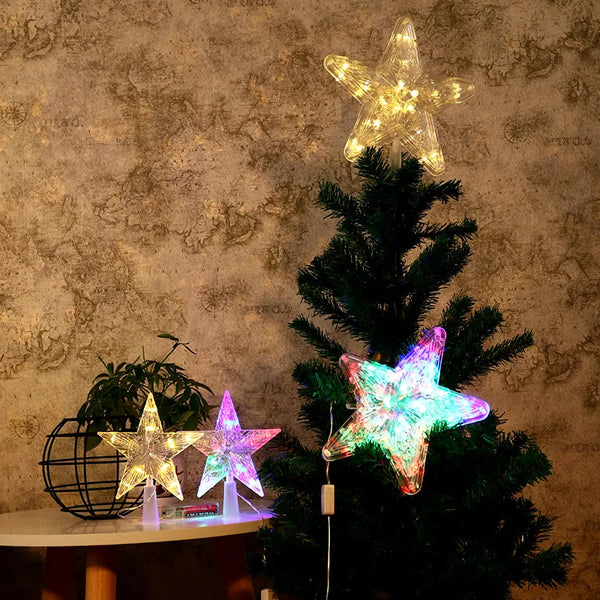 Estrela Para Árvore De Natal Em Led - Image 2