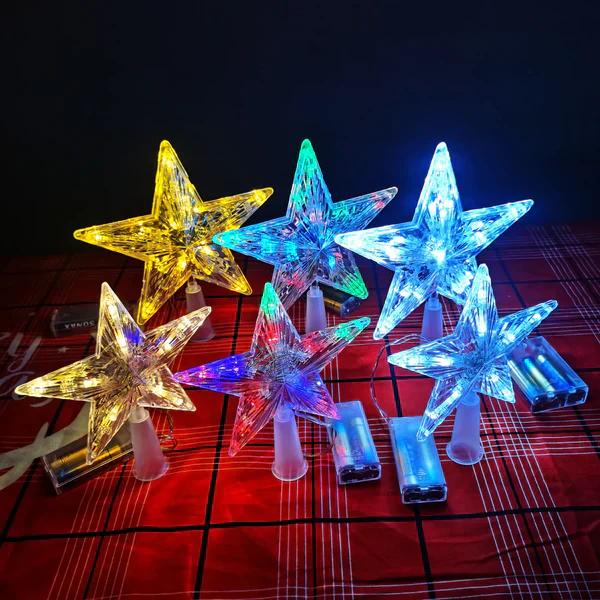 Estrela Para Árvore De Natal Em Led - Image 3