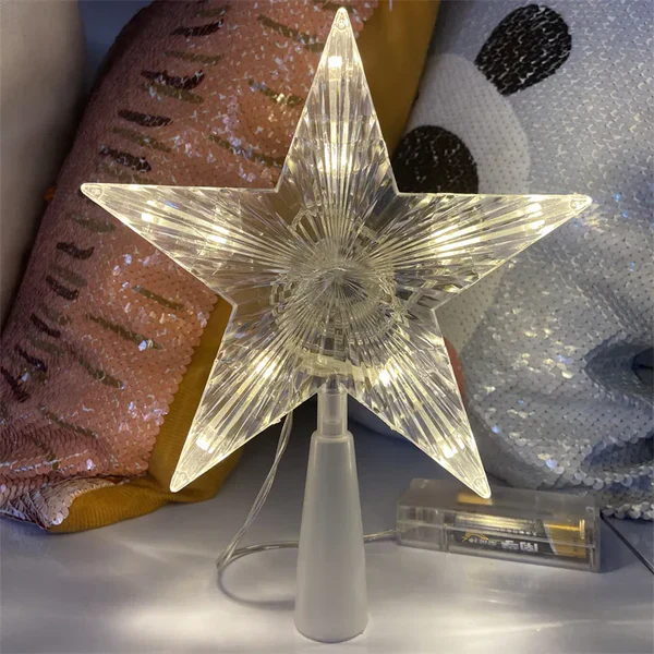 Estrela Para Árvore De Natal Em Led - Image 9