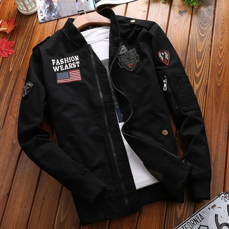 Jaqueta Bomber Masculina American - Image 4