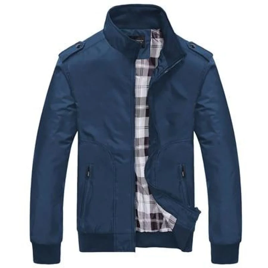 Jaqueta Casual Forro Xadrez Bomber - Image 3