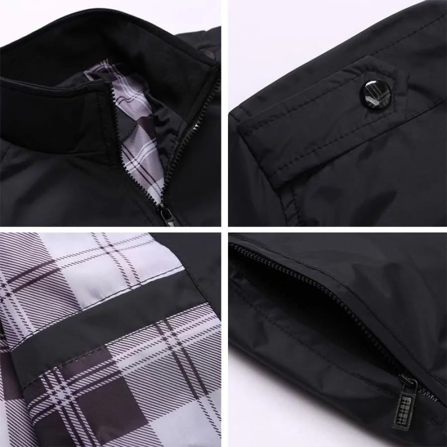 Jaqueta Casual Forro Xadrez Bomber - Image 9
