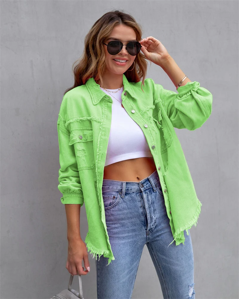 Jaqueta Jeans Feminina - Image 7