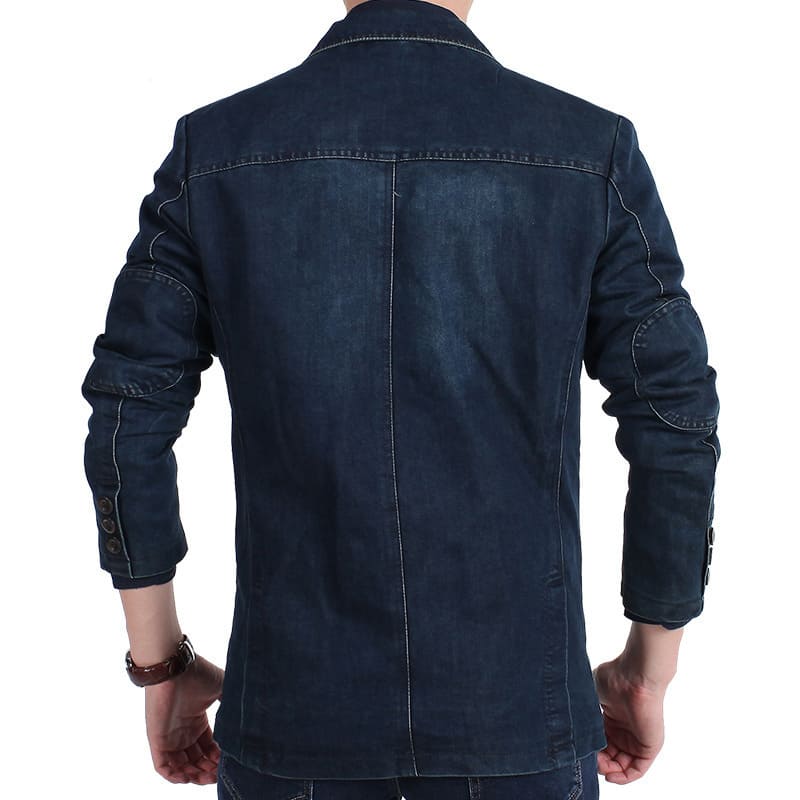 Jaqueta Jeans Masculina De Botões - Image 5