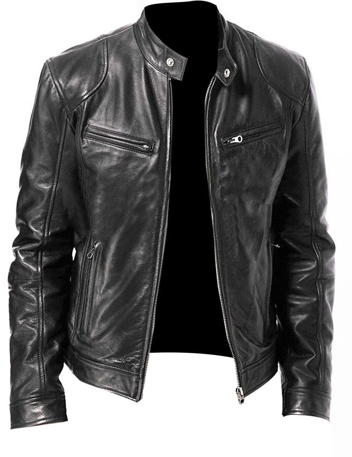 Jaqueta Masculina em Couro - Image 8