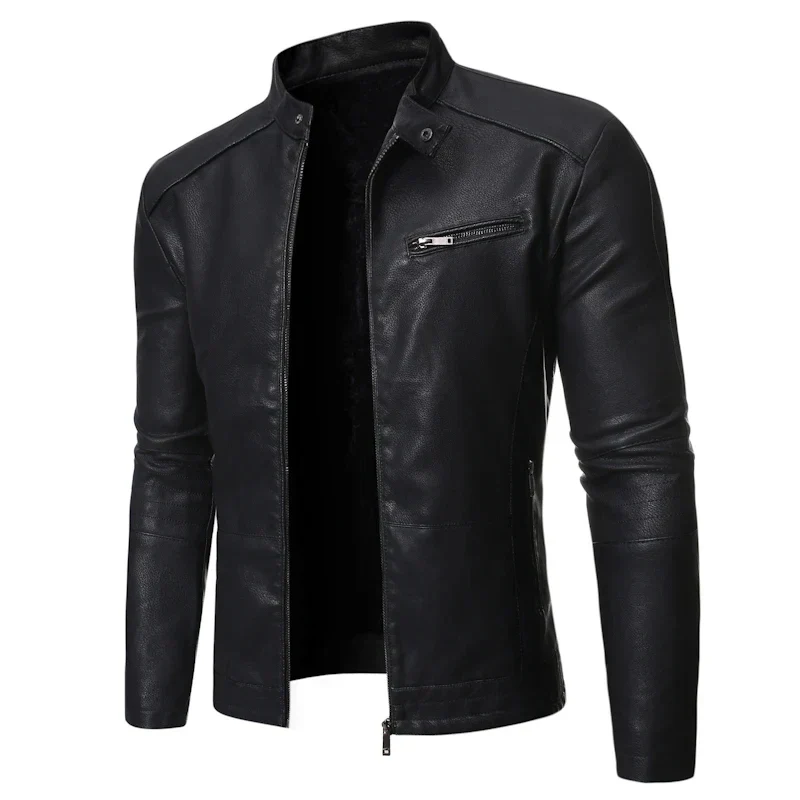 Jaqueta Masculina em Couro - Slim Men - Image 5