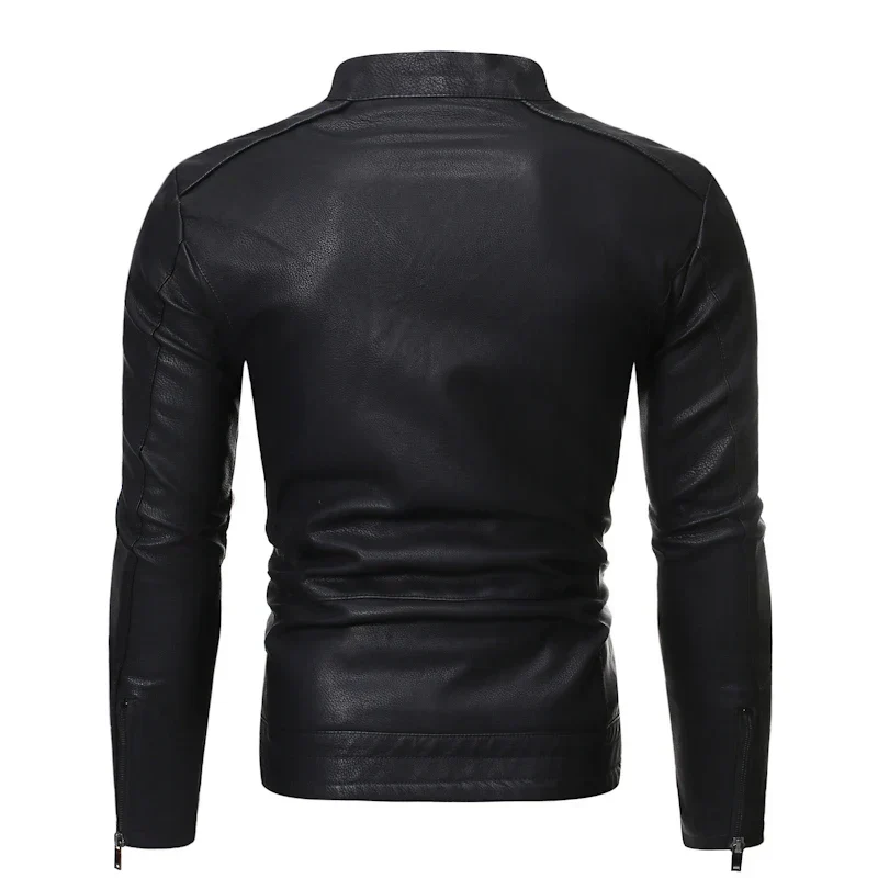 Jaqueta Masculina em Couro - Slim Men - Image 6